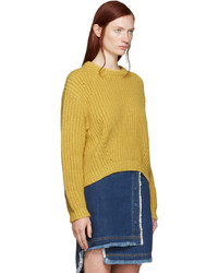 Acne Studios Yellow Wool Hira Sweater
