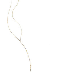 Lana 14k Expose Lariat Necklace With Diamonds