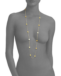 Gurhan 24k Yellow Gold Disc Station Necklace