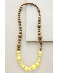 Anthropologie Elk Dipped Neon Necklace