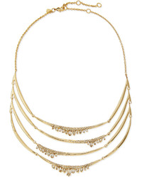 Alexis Bittar Jagged Marquise Crystal Bib Necklace
