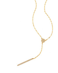 Lana Mirage 14k Diamond Y Necklace