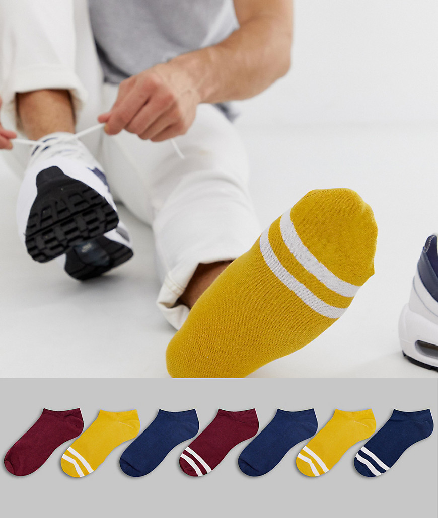 yellow trainer socks