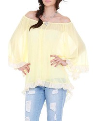 2tee Couture Alex Top Yellow