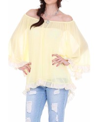 2tee Couture Yellow Alex Top