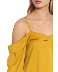 Leith Satin Off The Shoulder Top