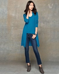 Neiman Marcus Cashmere Collection Long Cashmere Duster Cardigan