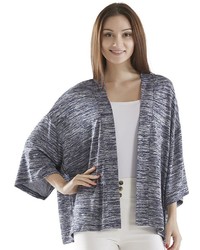 Inkivy Space Dye Open Front Cardigan