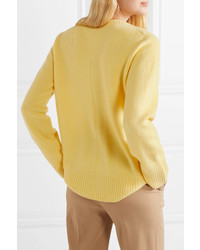The Row Sibel Oversized Wool And Cashmere Blend Sweater