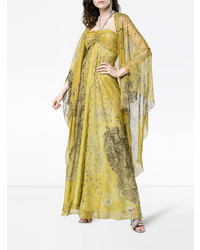 Etro Paisley Embellished Silk Gown