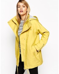 Asos Collection Parka In Cocoon Fit With Contrast Liner