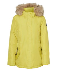 Vero Moda Expedition Hike Parka With Faux Fur Collar
