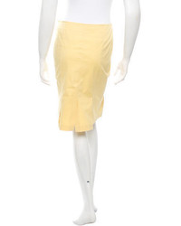 Blumarine Pleated Pencil Skirt