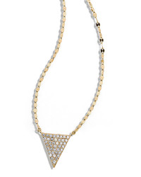 Lana 14k Fatale Diamond Spike Charm Necklace