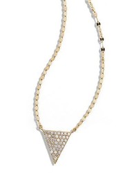 Lana 14k Fatale Diamond Spike Charm Necklace