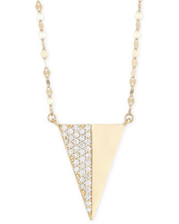 Lana Electric Diamond Triangle Pendant Necklace