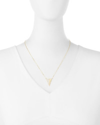 Lana Electric Diamond Triangle Pendant Necklace