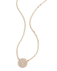 Lana Femme Diamond Disc Charm Necklace