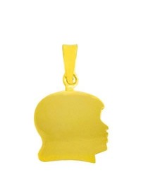 Fremada 14k Yellow Gold Girl Silhouette Pendant
