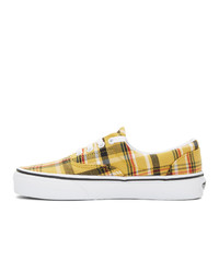 Vans Yellow Plaid Era Sneakers