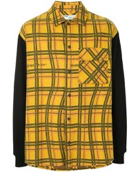 Off-White Checked Oversized Shirt