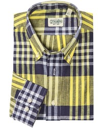 Gitman Brothers Cotton Plaid Shirt Long Sleeve