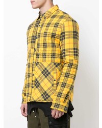 Mostly Heard Rarely Seen Quilted Plaid Shirt Jacket