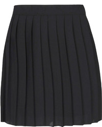 Boohoo Julie Pleated Woven Mini Skirt