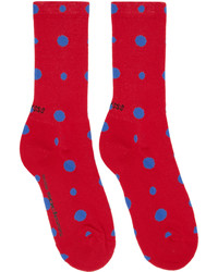 SOCKSSS Two Pack Blue Red Socks