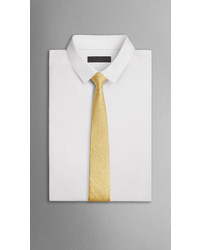Burberry Dotted Silk Jacquard Skinny Tie