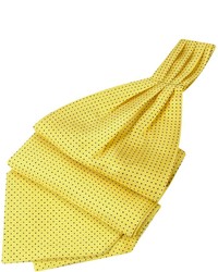 Forzieri Mini Polkadot Yellow Silk Ascot