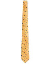 Penrose London Hendon C Floral Polka Dot Silk Tie