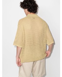 Nanushka Dorian Knitted Polo Shirt