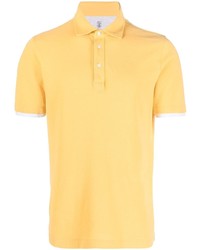 Brunello Cucinelli Layered Short Sleeved Polo Shirt