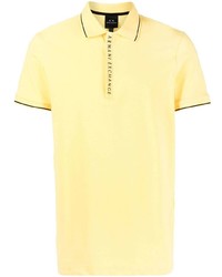 Armani Exchange Open Collar Polo Shirt