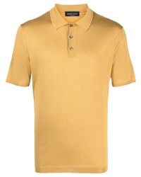 Roberto Collina Ribbed Cotton Polo Shirt
