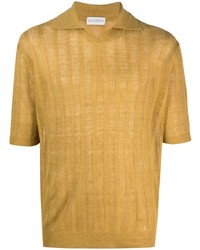 Ballantyne Ribbed Short Sleeved Polo Shirt