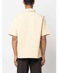 Jil Sander Short Sleeve Cotton Polo Shirt