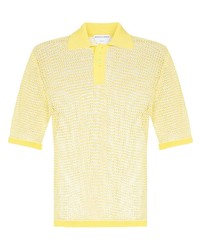 Bottega Veneta Short Sleeve Sheer Polo Shirt