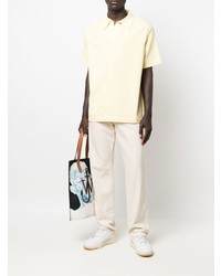 Jil Sander Short Sleeved Cotton Polo Shirt