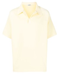 Jil Sander Short Sleeved Cotton Polo Shirt
