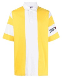 Tommy Jeans Stripe Pattern Cotton Polo Shirt