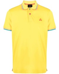 Peuterey Stripe Trim Embroidered Polo Shirt