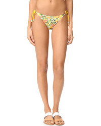 Yellow Print Bikini Pant