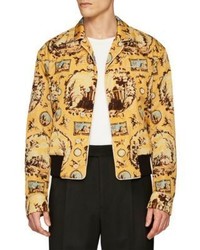 Burberry Printed Twill Bomber Jacket