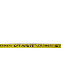Off-White Yellow And Black Mini Industrial Belt