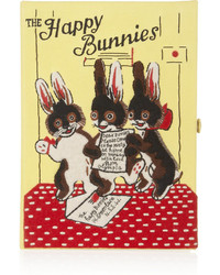 Olympia Le Tan The Happy Bunnies Embroidered Clutch