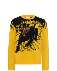 Gucci Gg Panther Sweater
