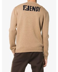 Fendi Two Tone Ffabulous Wool Jumper
