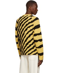 The Elder Statesman Yellow Cashmere Sweater